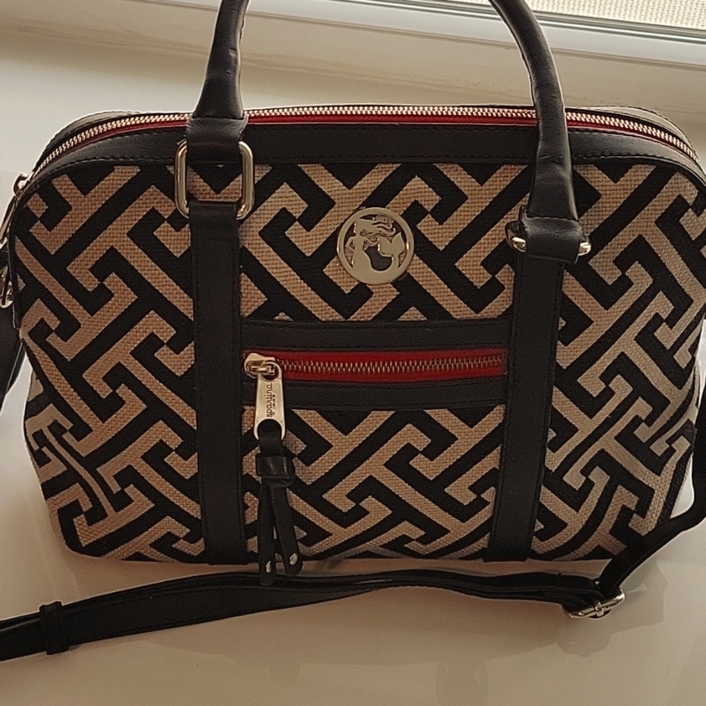 Spartina Red/Black shoulder bag.